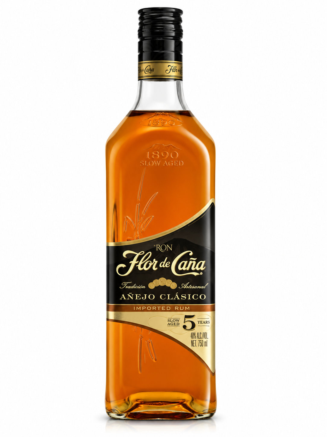 Ron Flor de Caña Clásico 5 Años